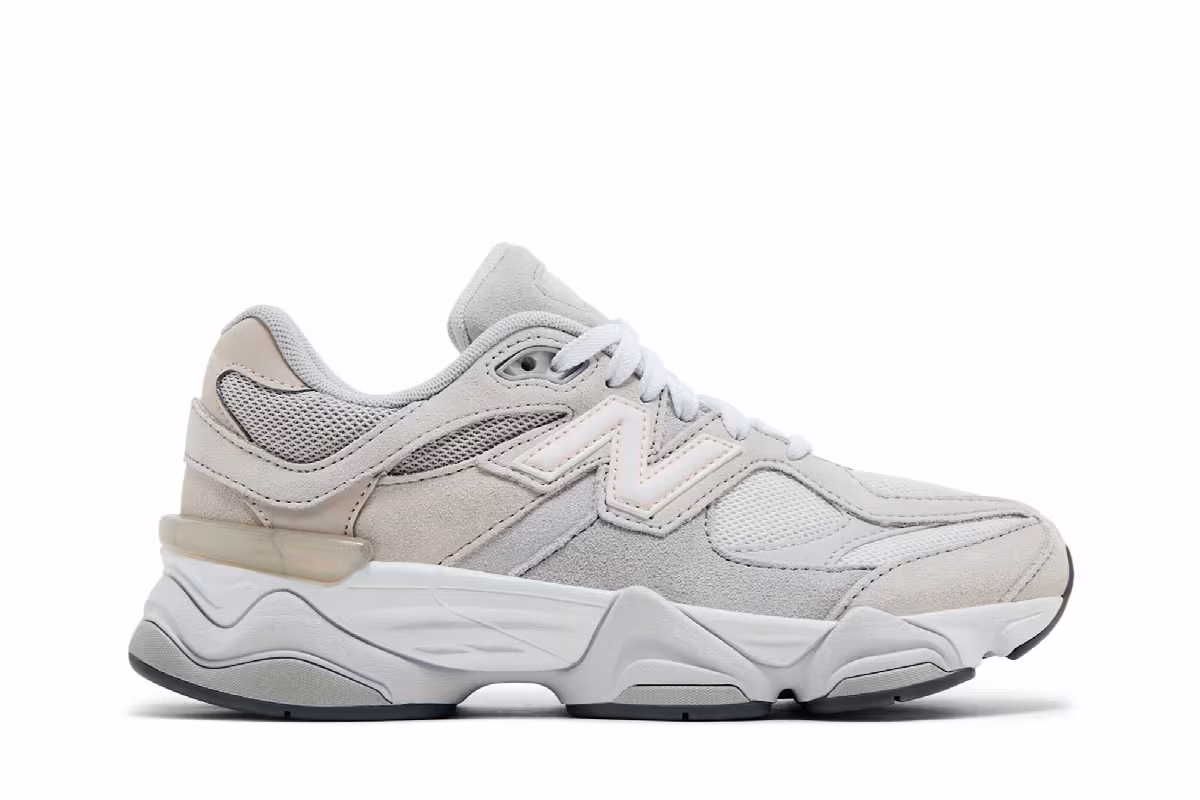 New Balance 9060 Big Kid Silver Grey, view 2