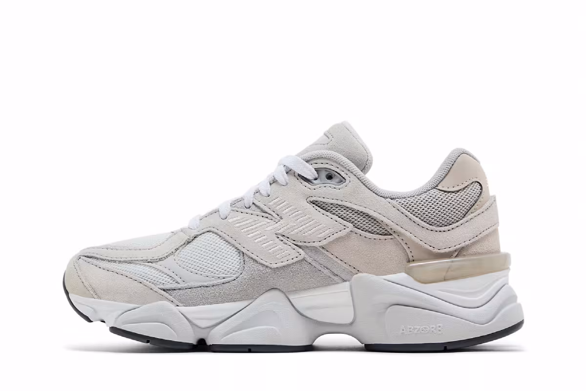 New Balance 9060 Big Kid Silver Grey, view 4