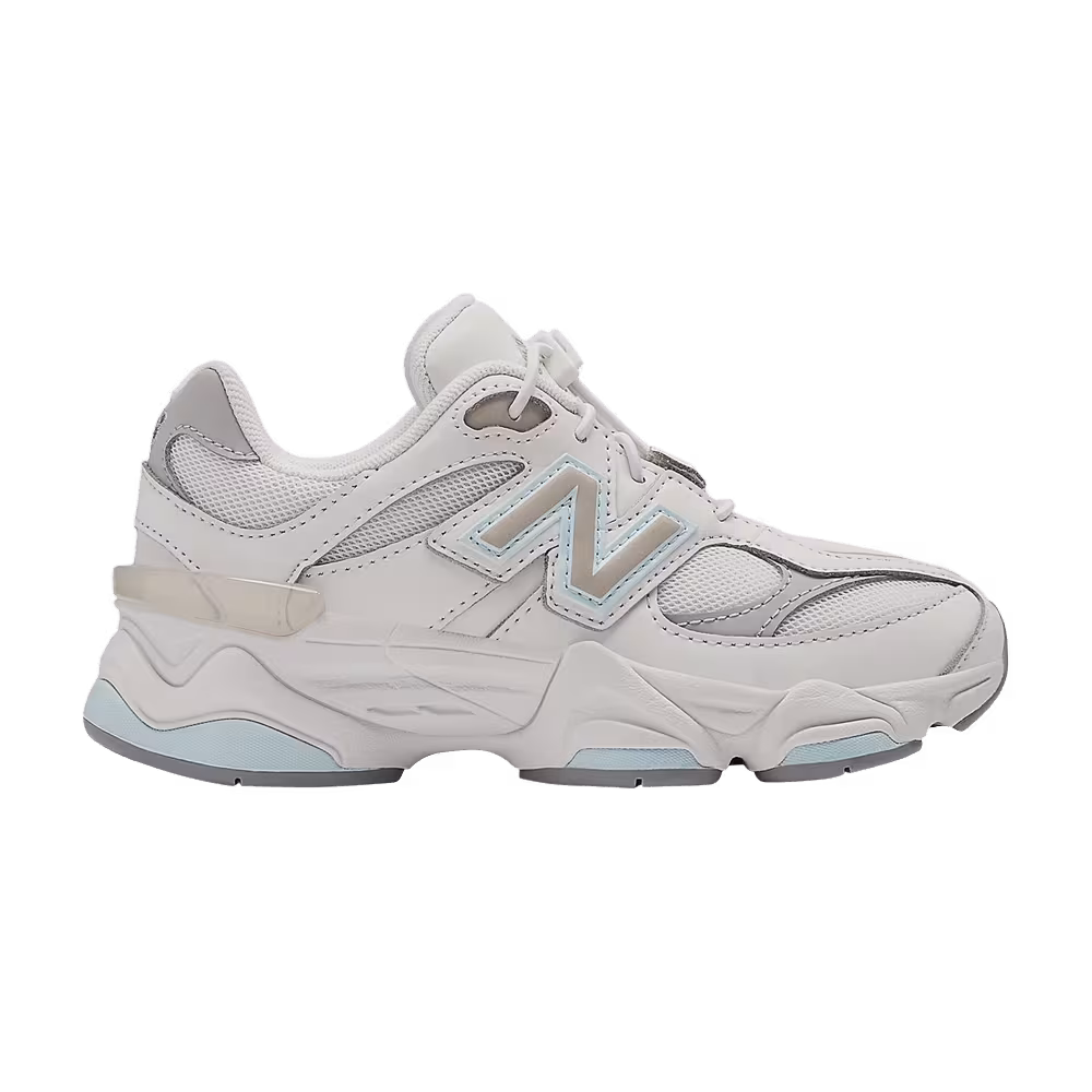 New Balance 9060 Little Kid Wide Reflection Quarry Blue Lace Toggle