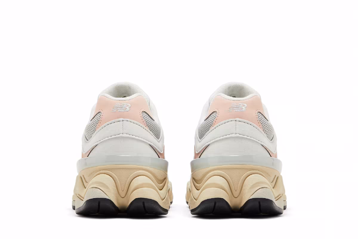 New Balance 9060 Big Kid Wide Grey Matter Pink Haze, view 7