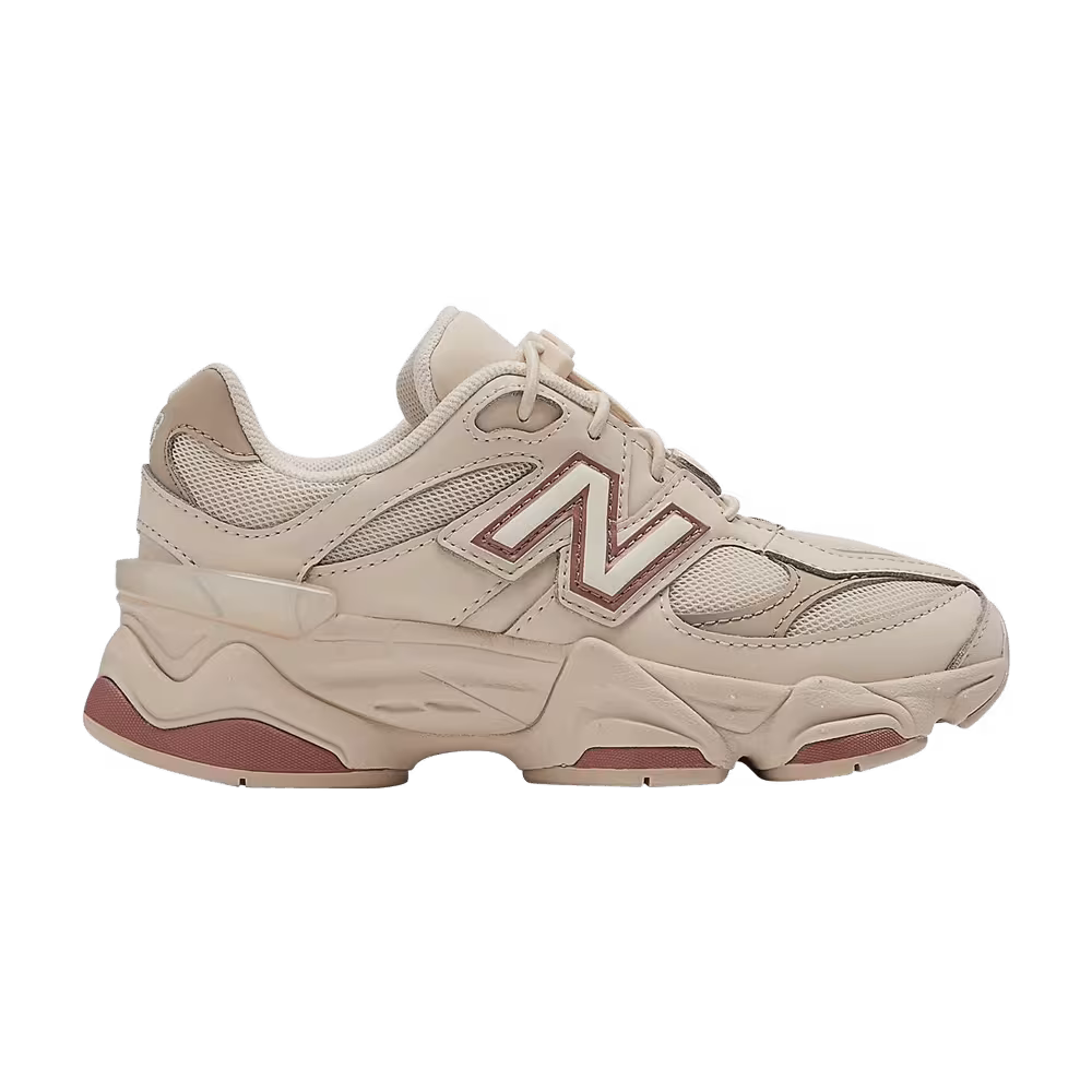 New Balance 9060 Little Kid Bone Sparrow Lace Toggle