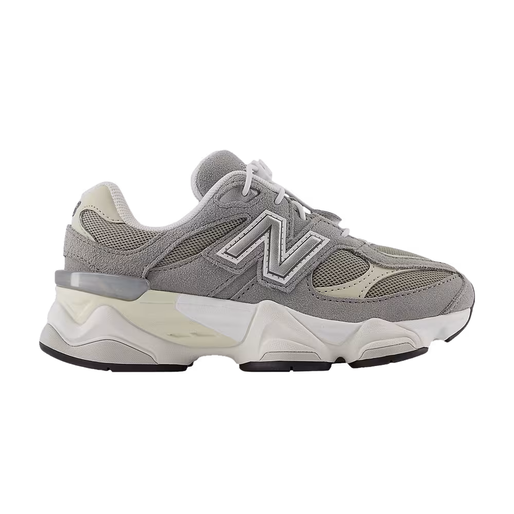 New Balance 9060 Bungee Lace Little Kid Slate Grey Timberwolf