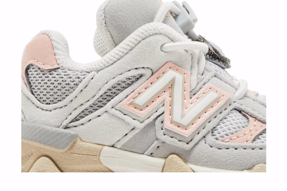 New Balance 9060 Toddler Grey Matter Pink Haze, view 3