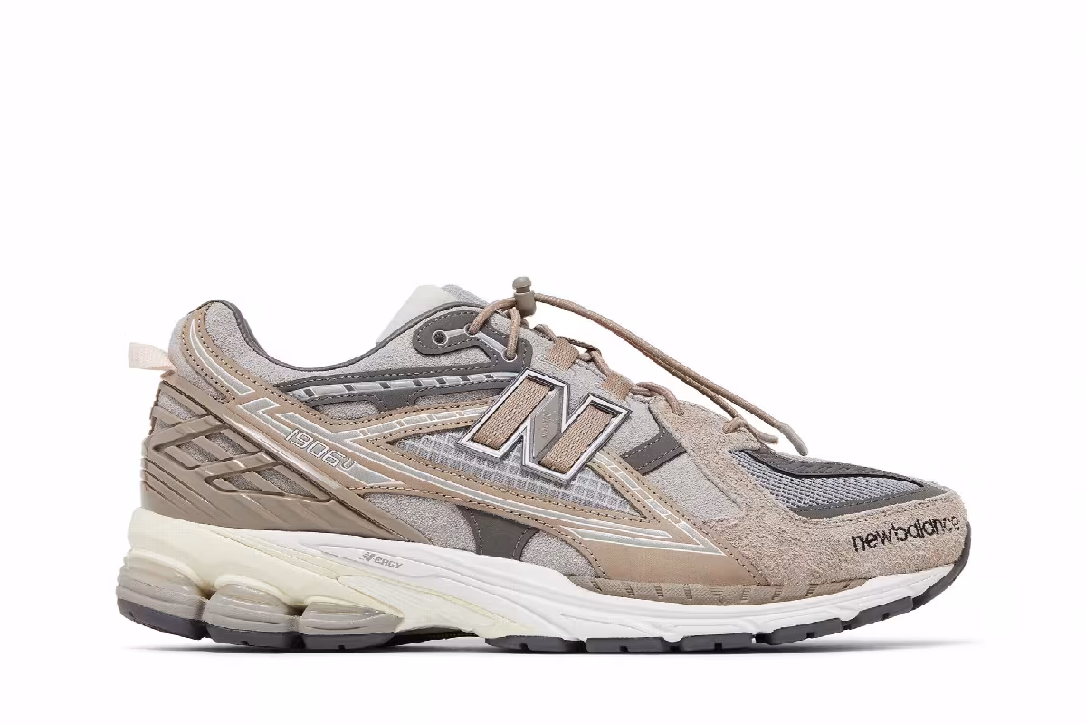 INVINCIBLE x N.HOOLYWOOD x New Balance 1906U Grey Titan, view 2