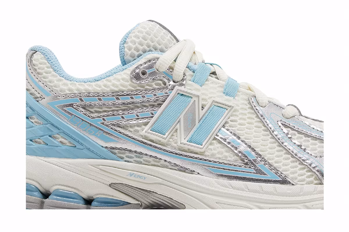 New Balance 1906R Big Kid Silver Metallic Chrome Blue, view 3