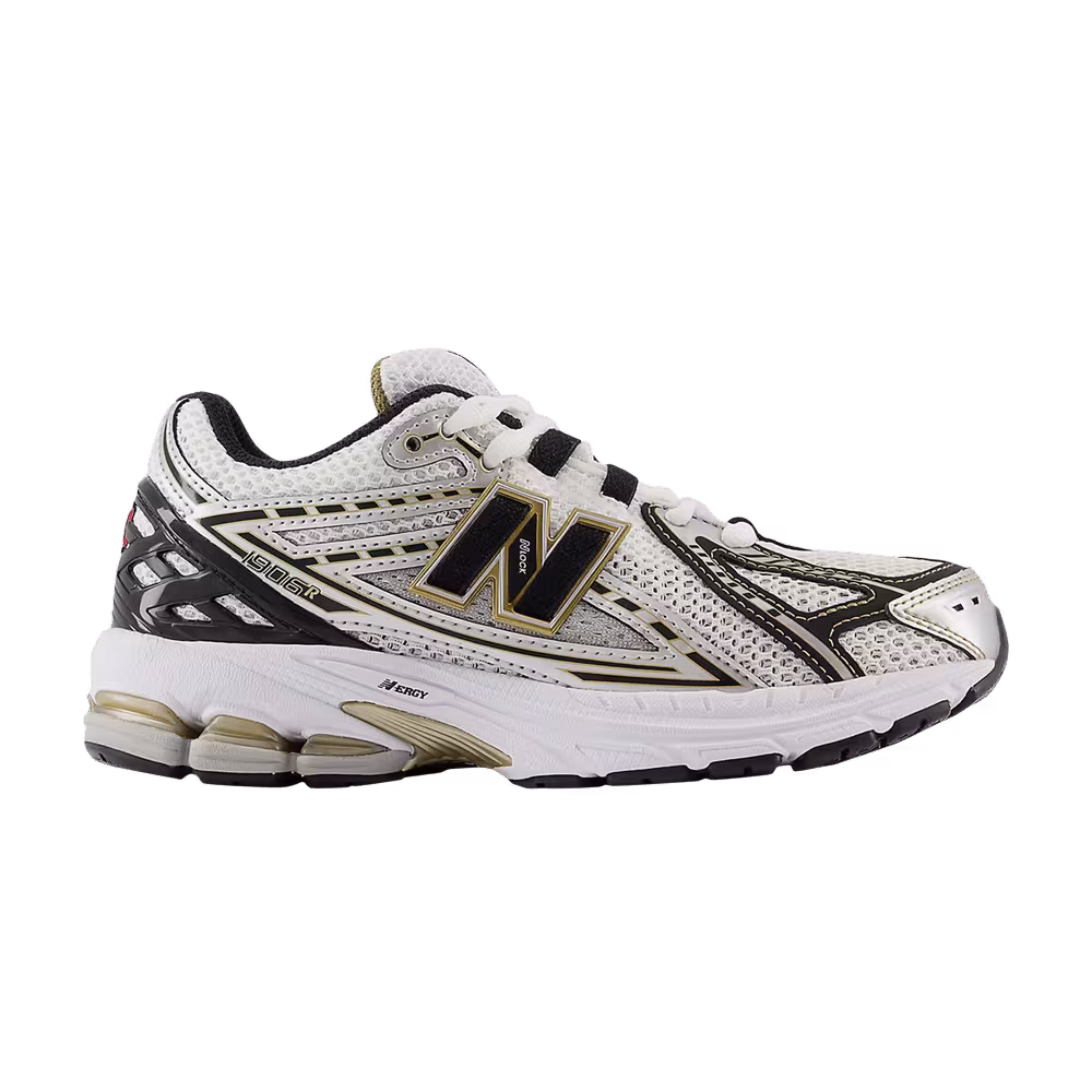 New Balance 1906R Big Kid Wide Metallic Silver Metallic Gold