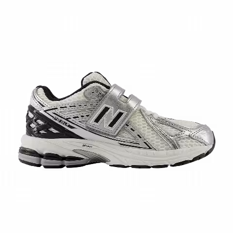 New Balance 1906R Hook & Loop Little Kid Wide 'Silver Metallic Black'
