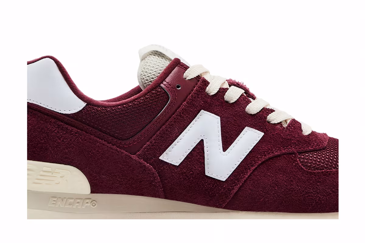 New Balance 574 Classic Crimson, view 3