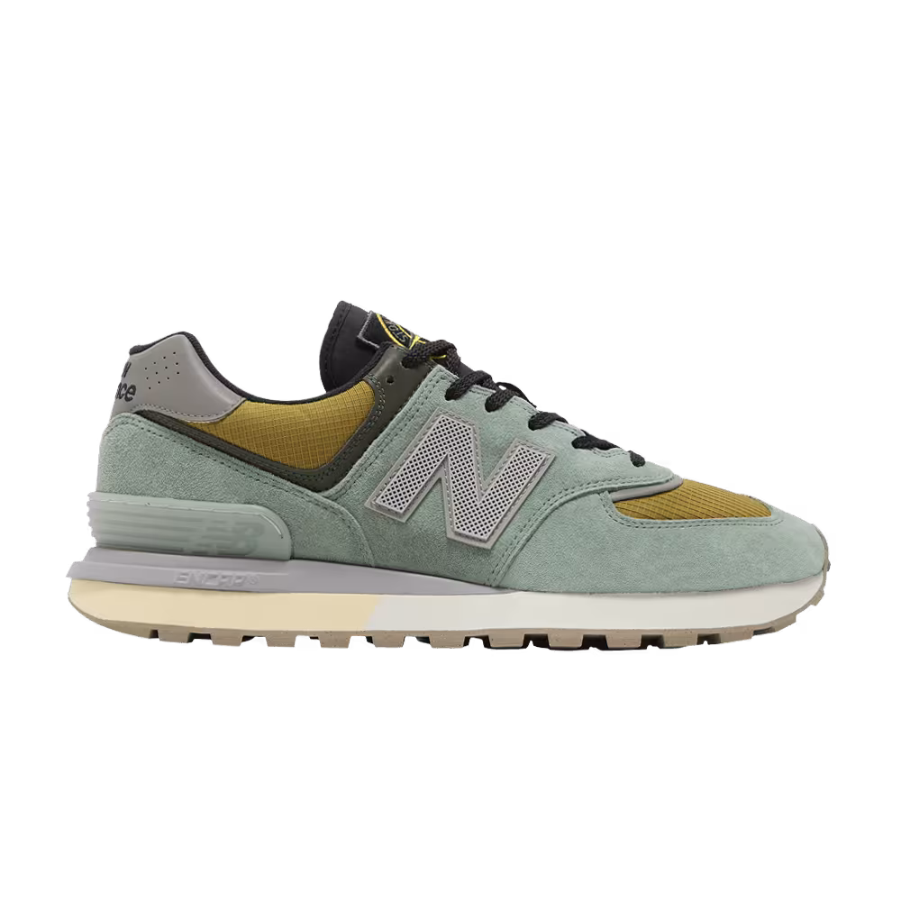 Stone Island x New Balance 574 Legacy Light Green