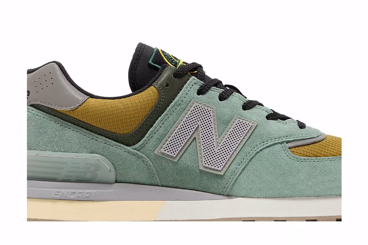 Stone Island x New Balance 574 Legacy Light Green, view 3