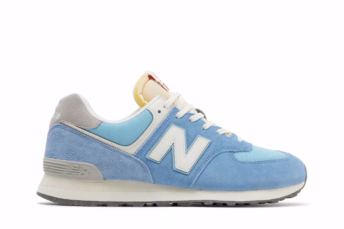 New Balance 574 Blue Laguna, view 2