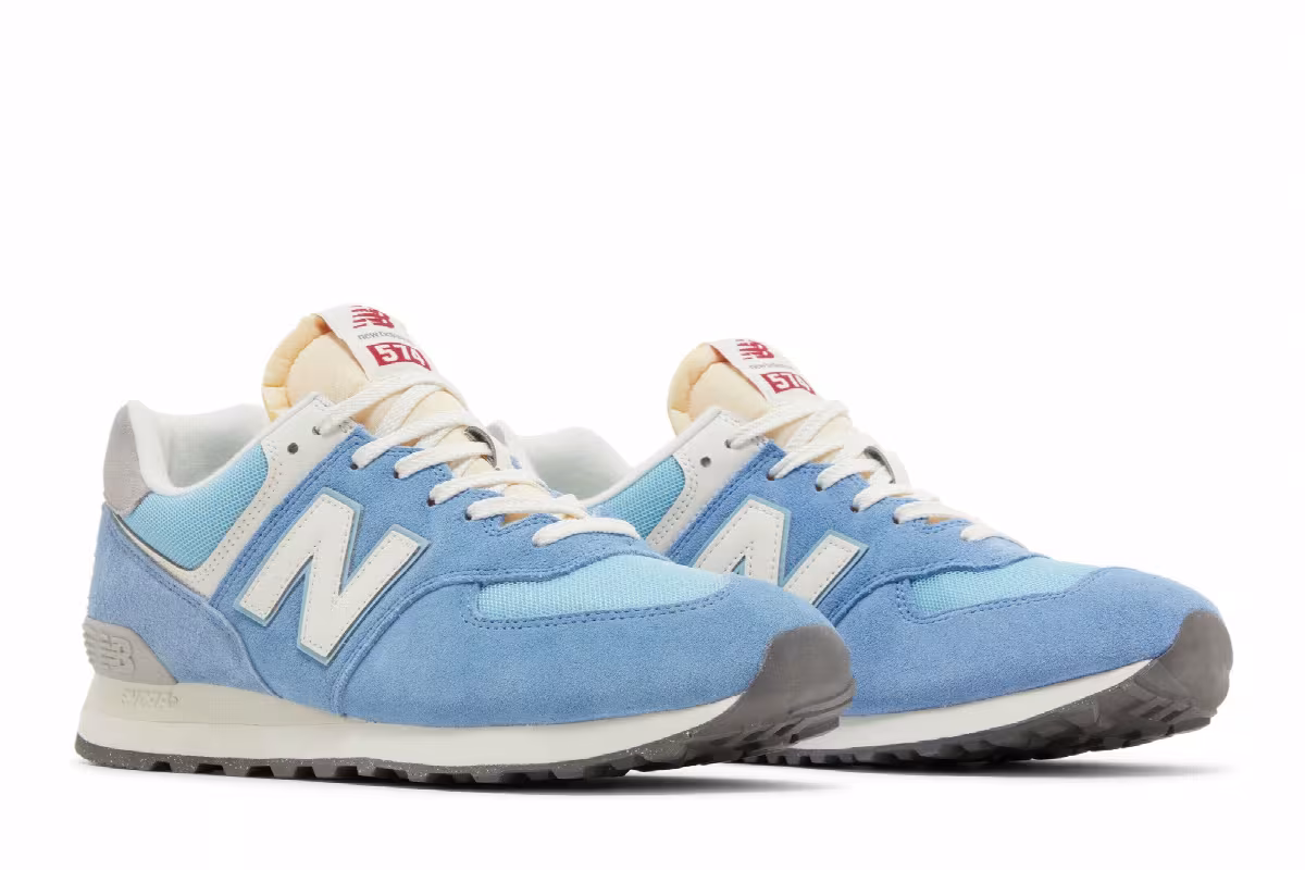 New Balance 574 Blue Laguna, view 9