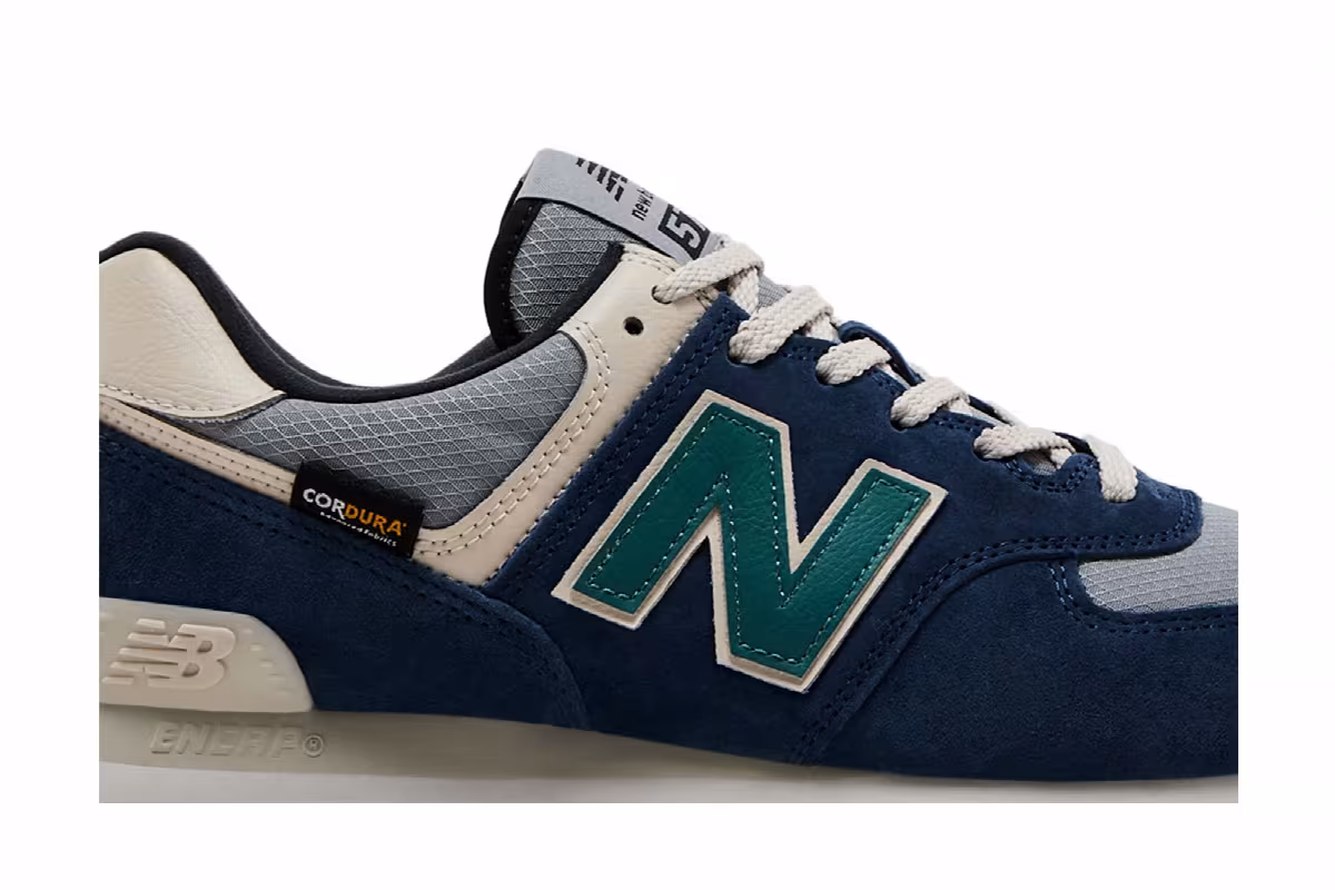 New Balance 574 Cordura Pack - Navy New Spruce, view 3