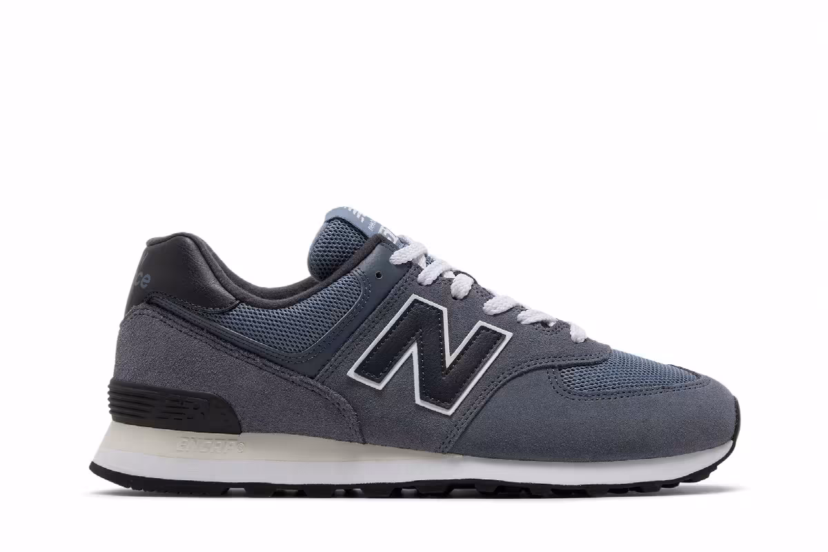 New Balance 574 Dark Arctic Grey Phantom, view 2