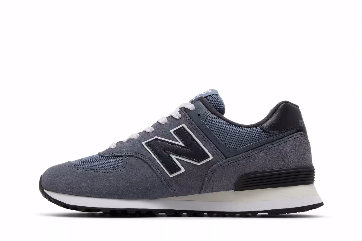 New Balance 574 Dark Arctic Grey Phantom, view 4