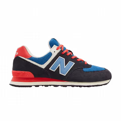 New Balance 574 'Phantom Blue Blast Red'