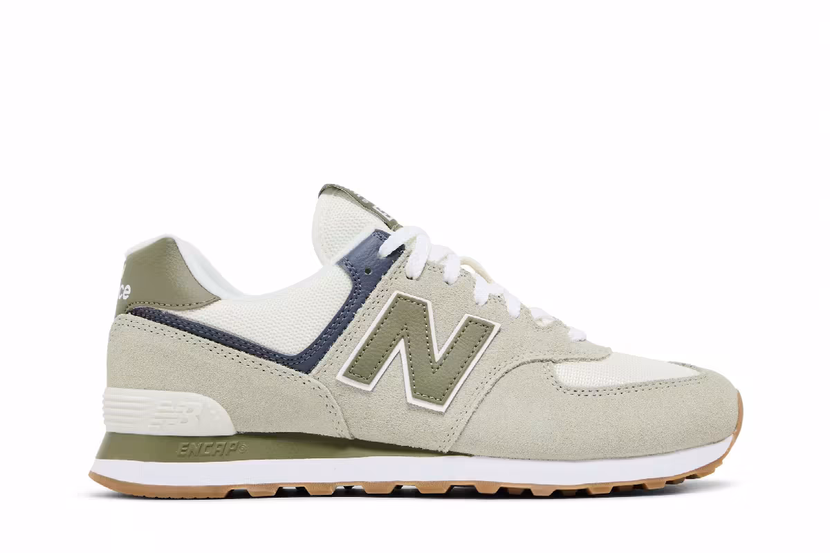 New Balance 574 Moss Green, view 2