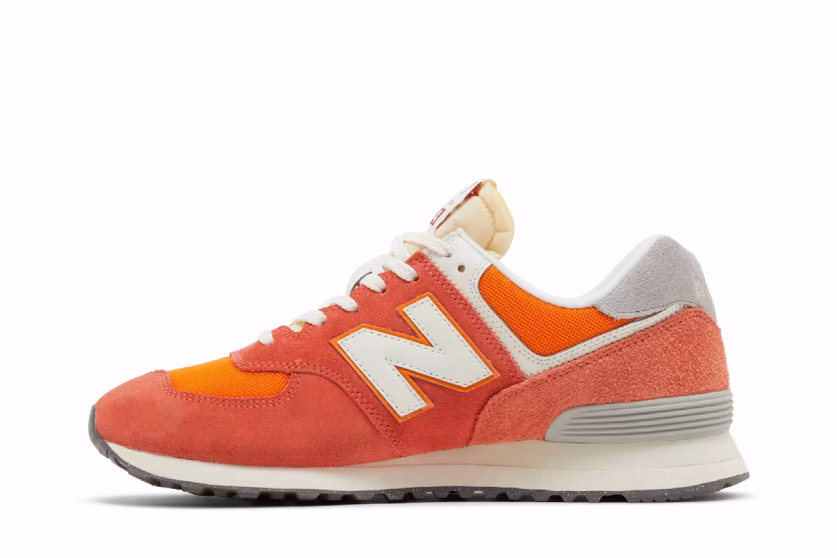 New Balance 574 Gulf Red, view 4
