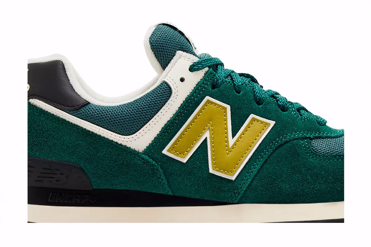 New Balance 574 Marsh Green New Spruce, view 3