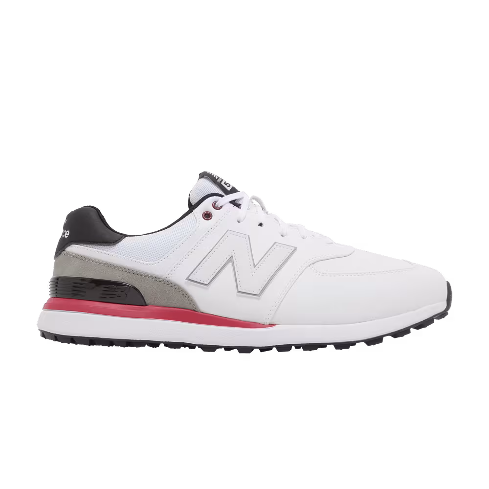 New Balance 574 Greens v2 2E Wide White Black