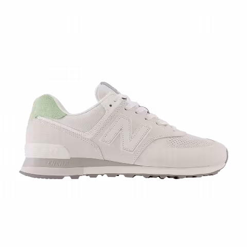 New Balance 574 'Light Grey Green Mismatched Heel Tab'