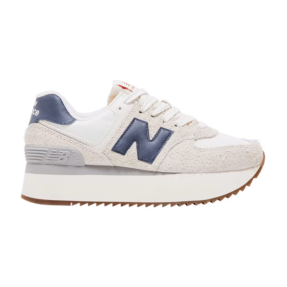 New Balance Women's 574+ Moonbeam Dark Arctic Grey