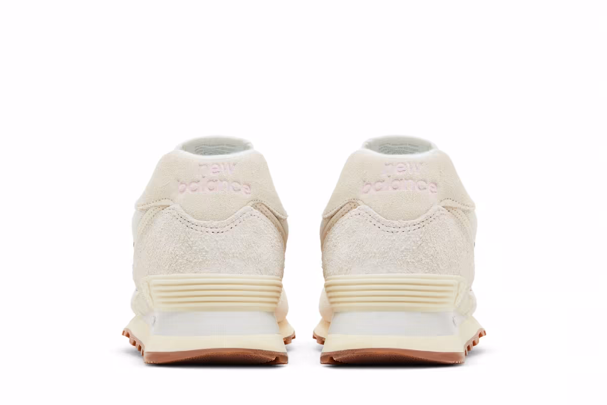 New Balance Women's 574 Linen Century Pink Gum, view 7
