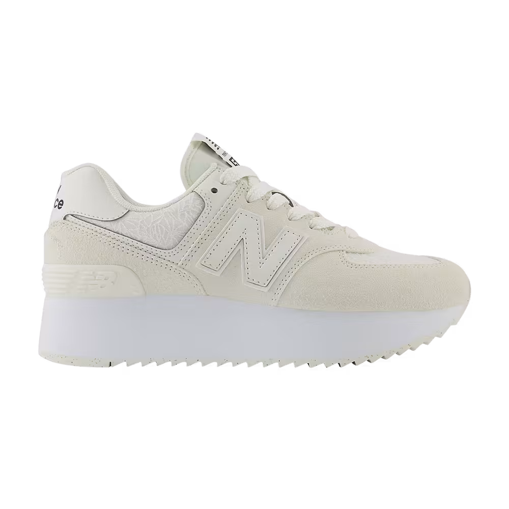 New Balance Women's 574+ Sea Salt Black