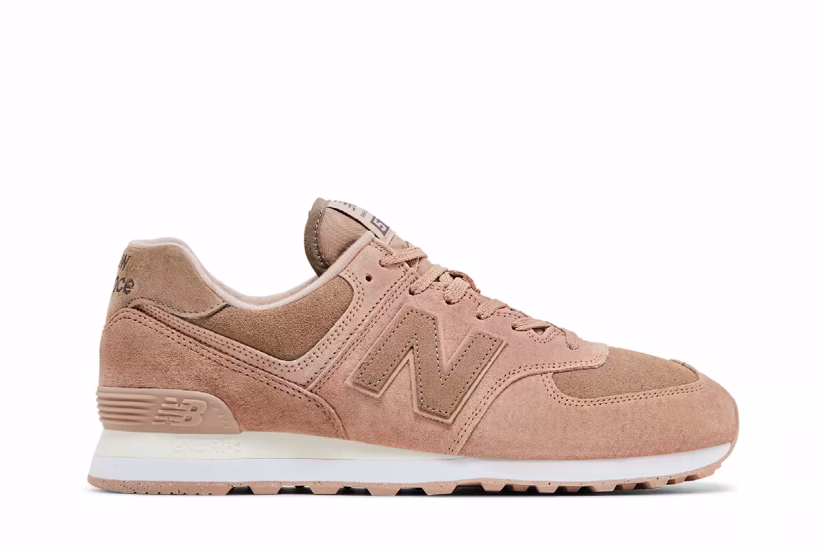 New Balance Women's 574 Flat Taupe, view 2