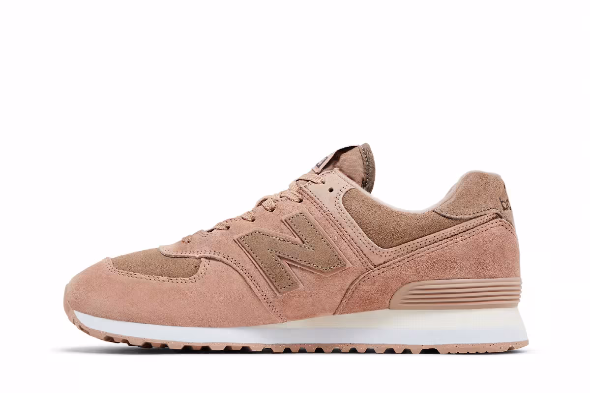 New Balance Women's 574 Flat Taupe, view 4