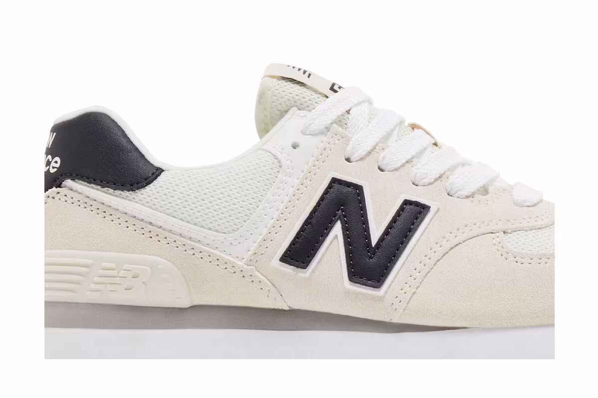 New Balance Women's 574+ Linen Phantom, view 3
