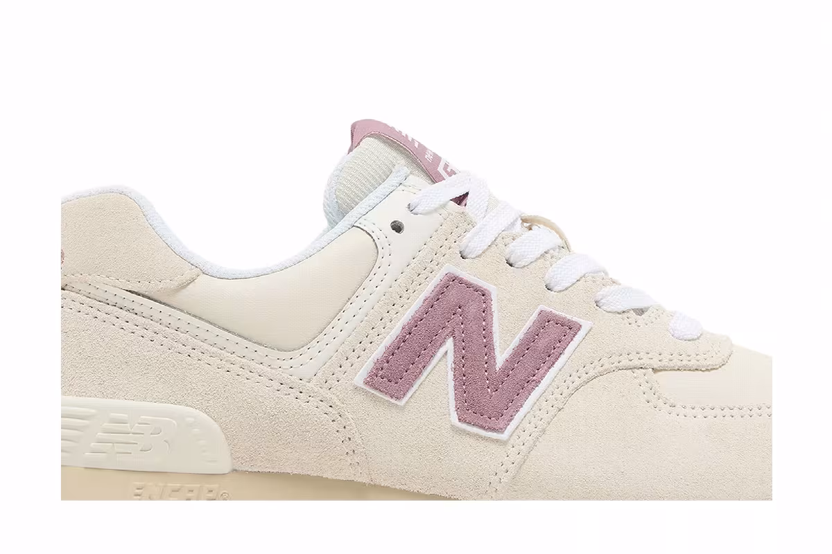 New Balance Women's 574 Linen Rosewood, view 3