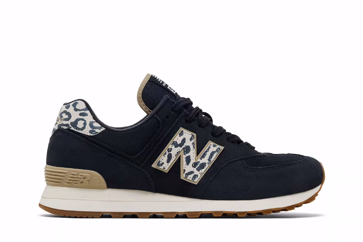 New Balance Women's 574 Phanton Leopard, view 2