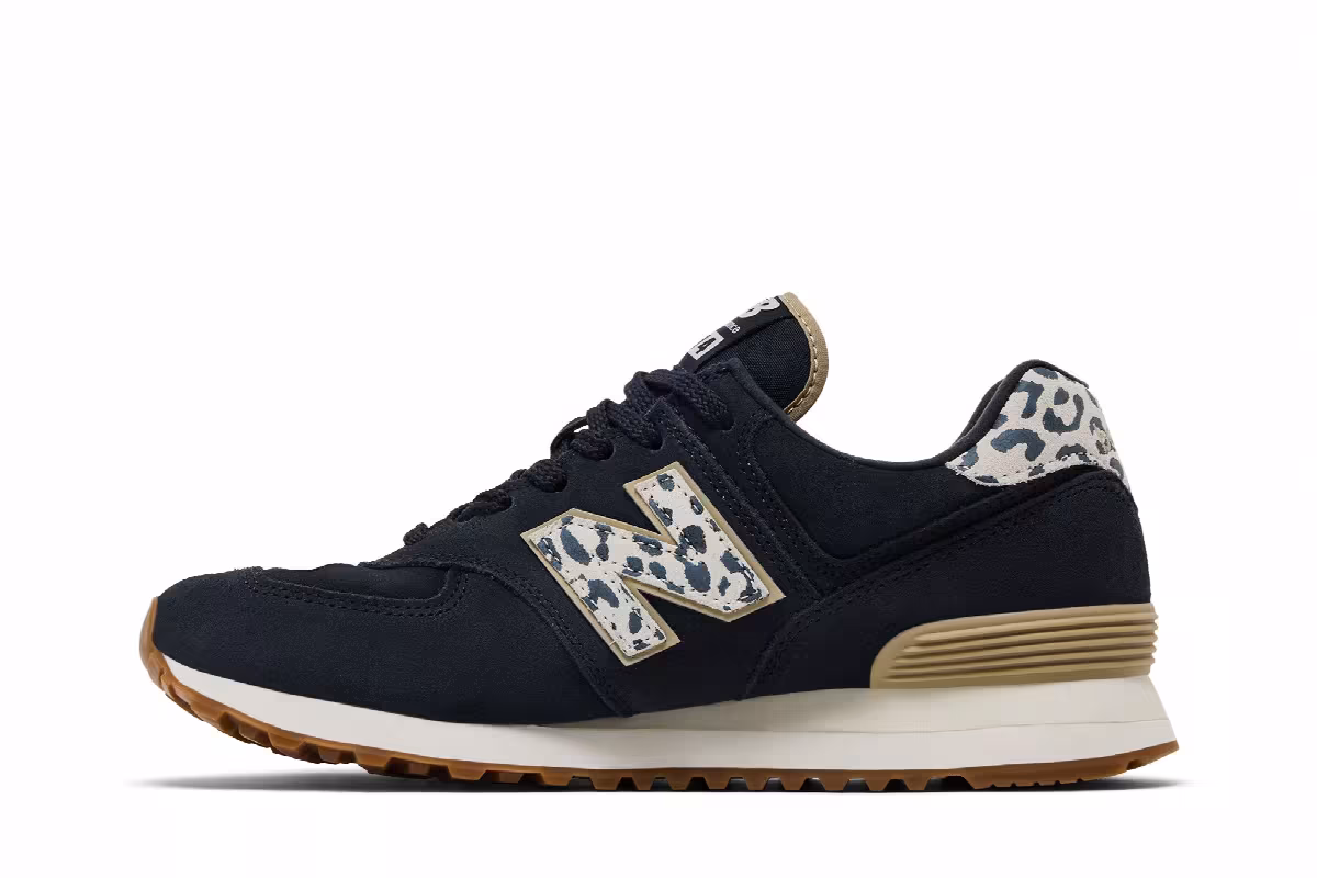 New Balance Women's 574 Phanton Leopard, view 4