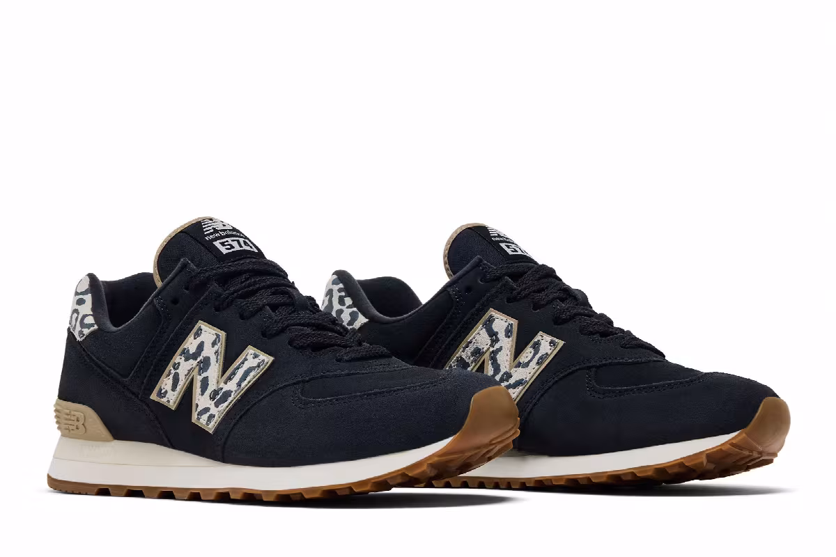 New Balance Women's 574 Phanton Leopard, view 9