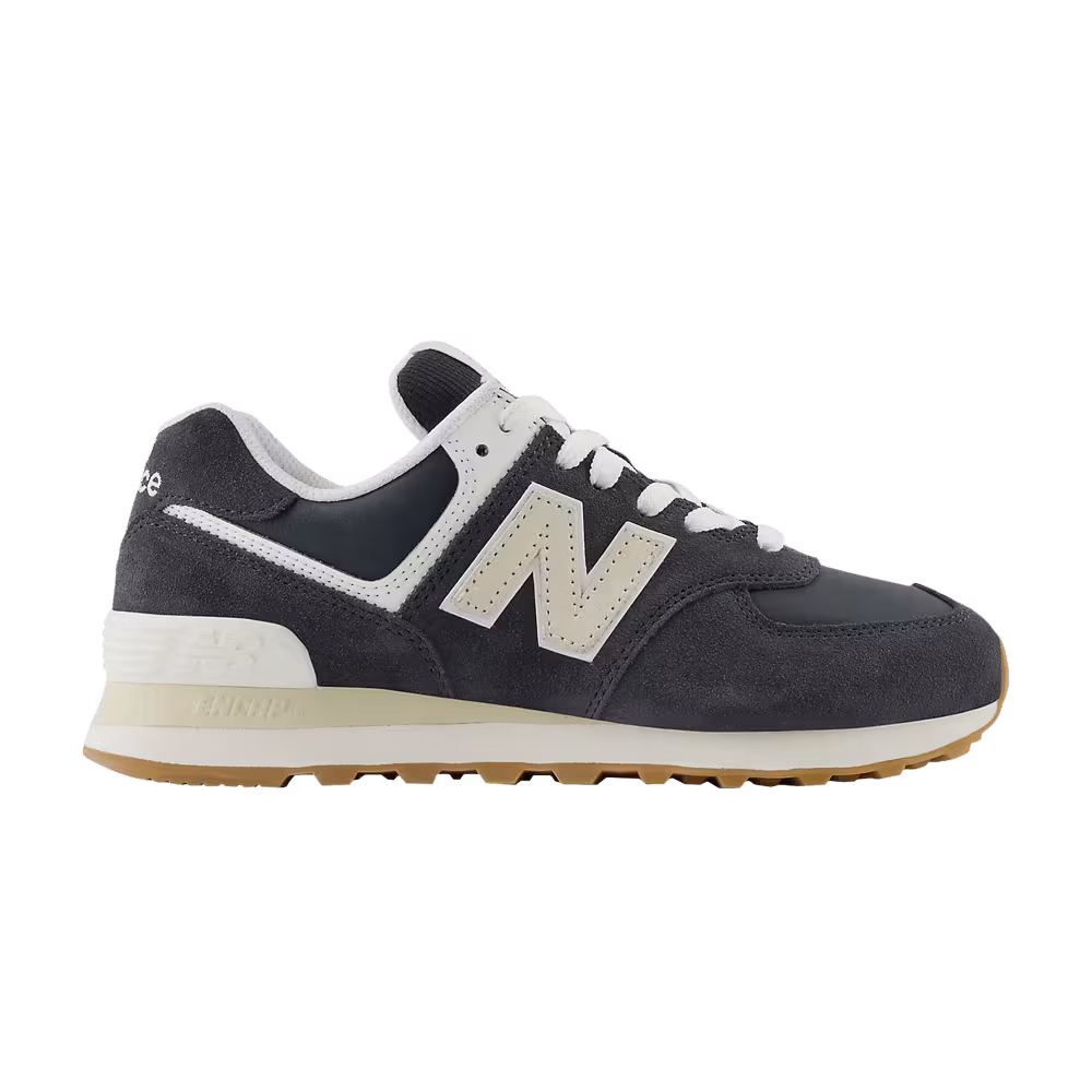 New Balance Women's 574 Black Sand Angora