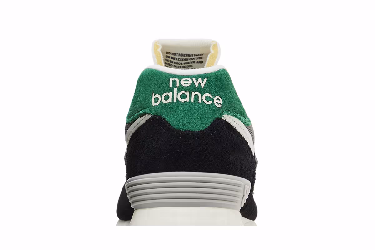 New Balance Women's 574 Black Classic Pine, view 8