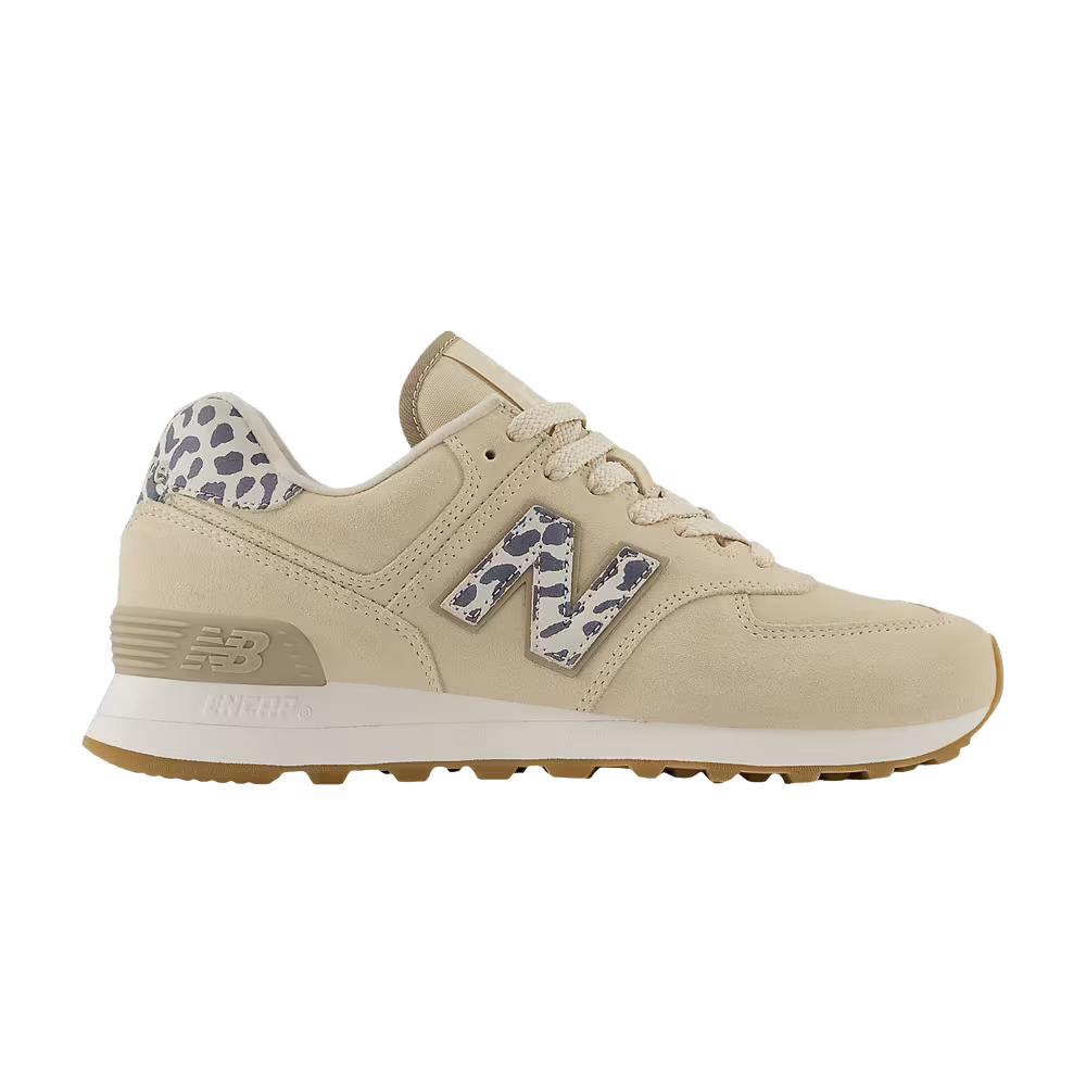 New Balance Women's 574 Sea Salt Leopard