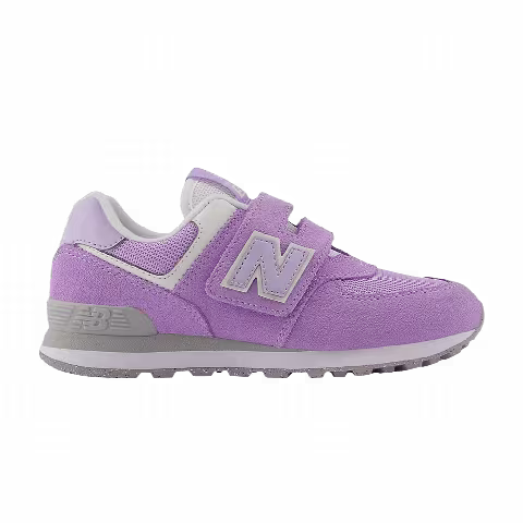 New Balance 574 Hook & Loop Little Kid 'Lilac Glo'