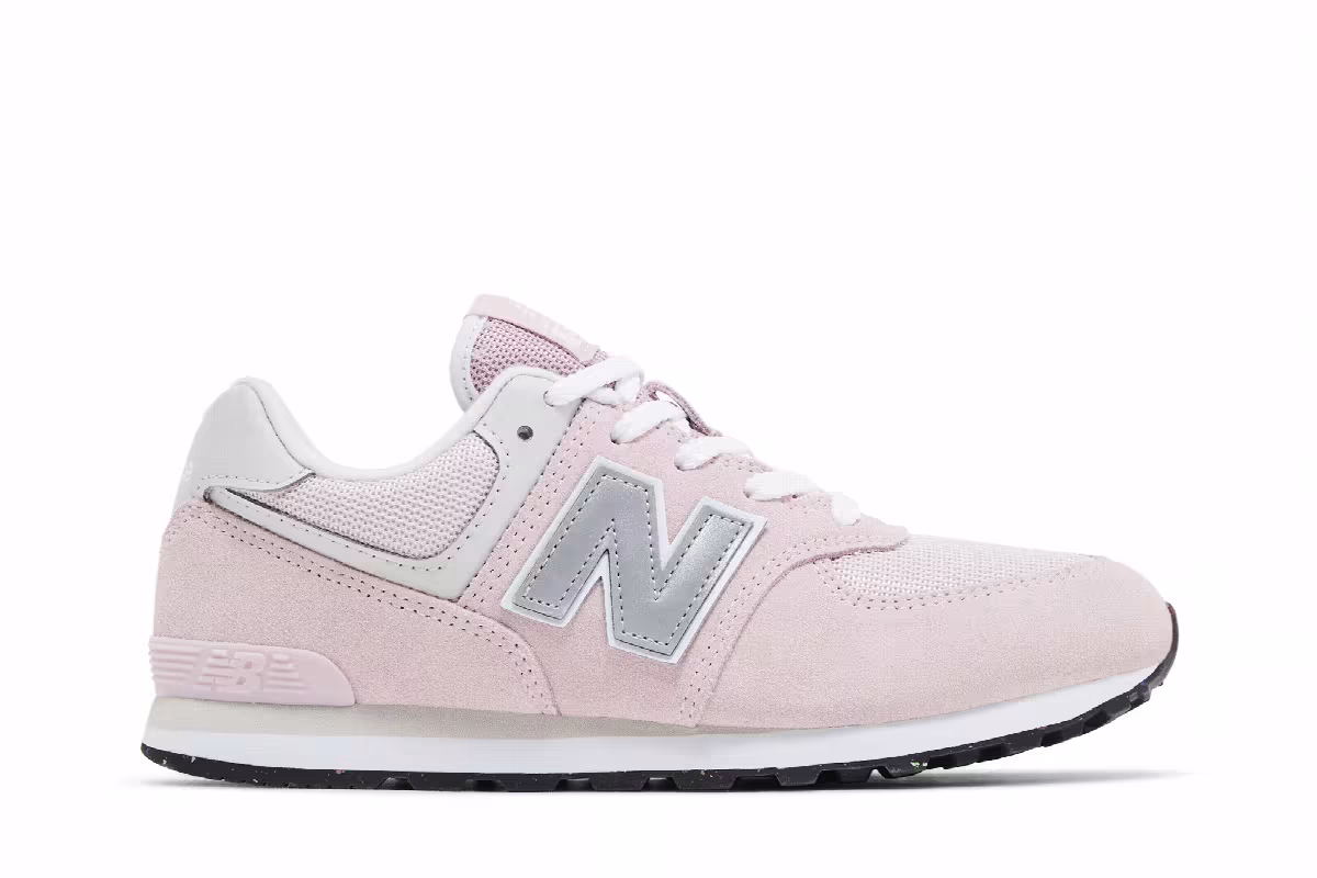 New Balance 574 Big Kid Mid Century Pink, view 2
