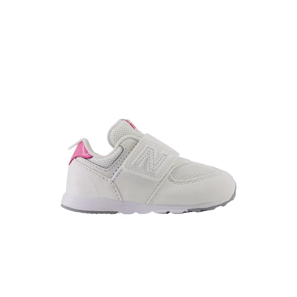 New Balance 574 New-B Hook & Loop Toddler Sea Salt Real Pink