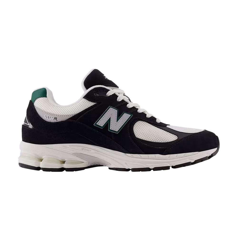 New Balance 2002R Black Marsh Green