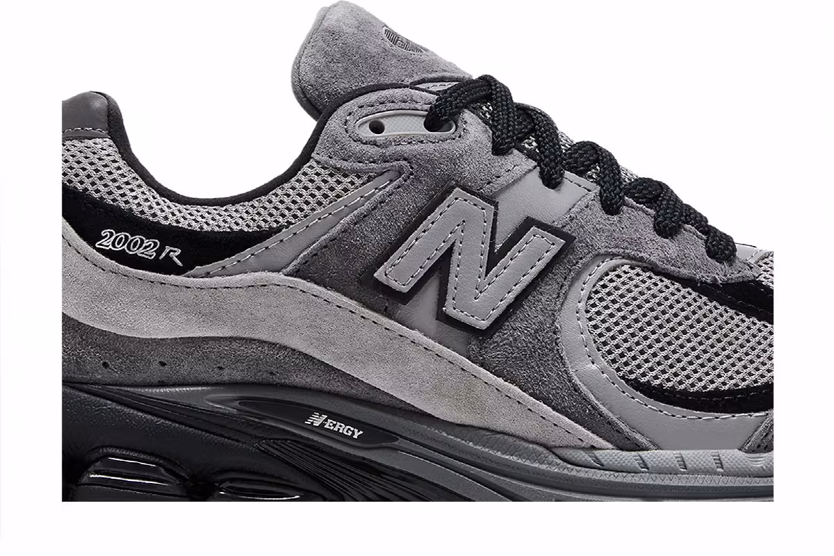 New Balance 2002R Castlerock Shadow Black, view 3