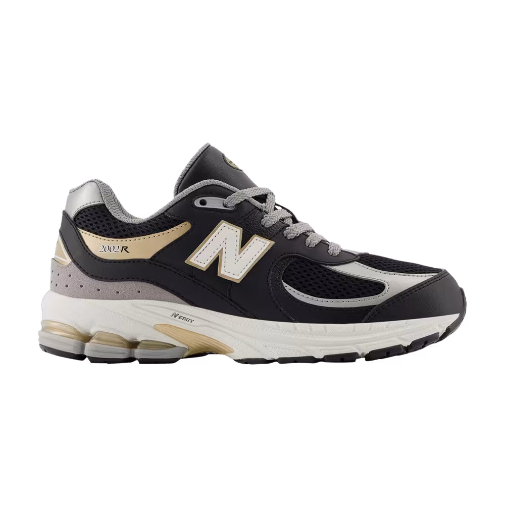 New Balance 2002R Big Kid Black Sea Salt Gold