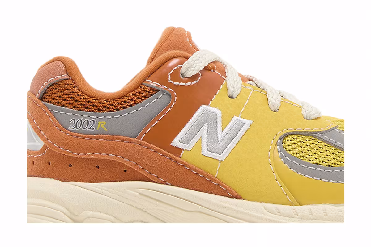New Balance 2002R Toddler Ginger Lemon, view 3