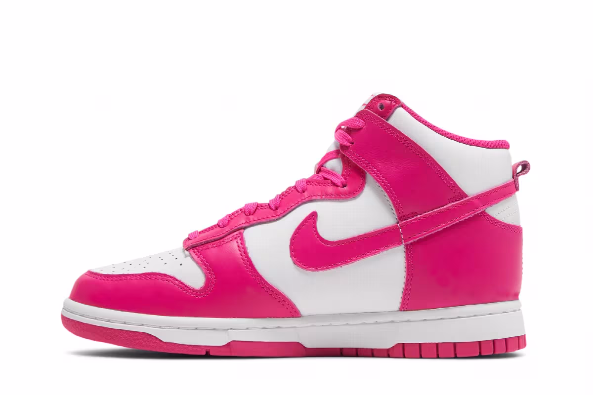 Nike Women's Dunk High Pink Prime, view 4