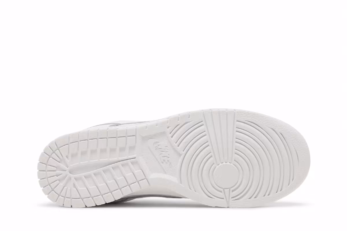 Nike Women's Dunk Low Triple White, view 5