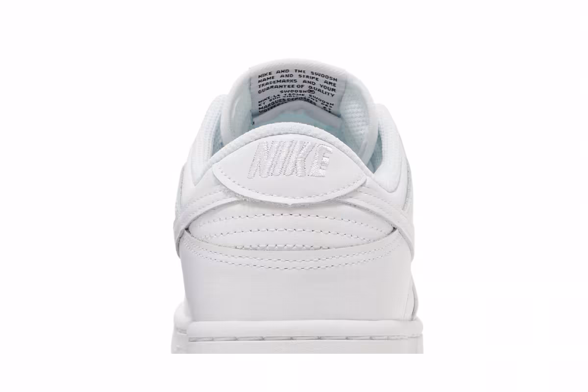 Nike Women's Dunk Low Triple White, view 8