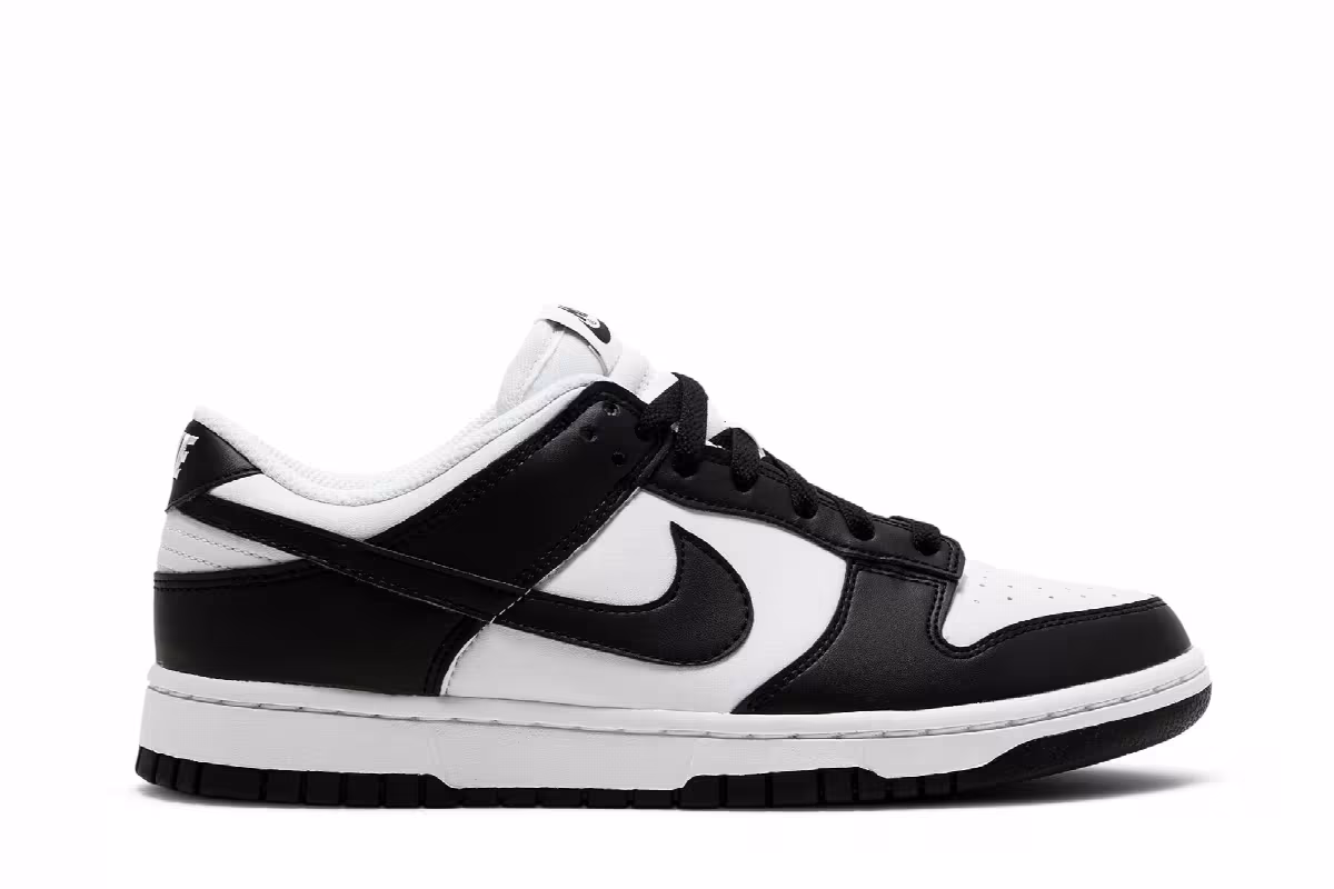 Nike Women's Dunk Low Next Nature Black White - White Sockliner, view 2
