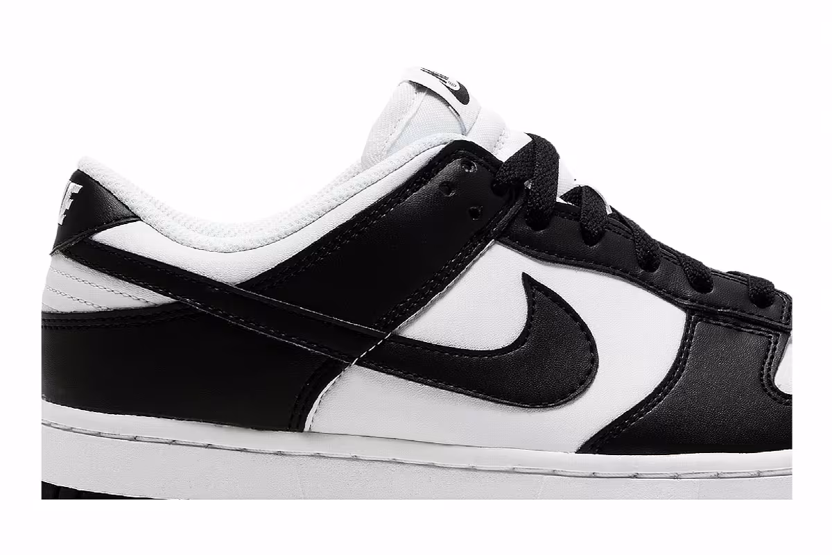 Nike Women's Dunk Low Next Nature Black White - White Sockliner, view 3